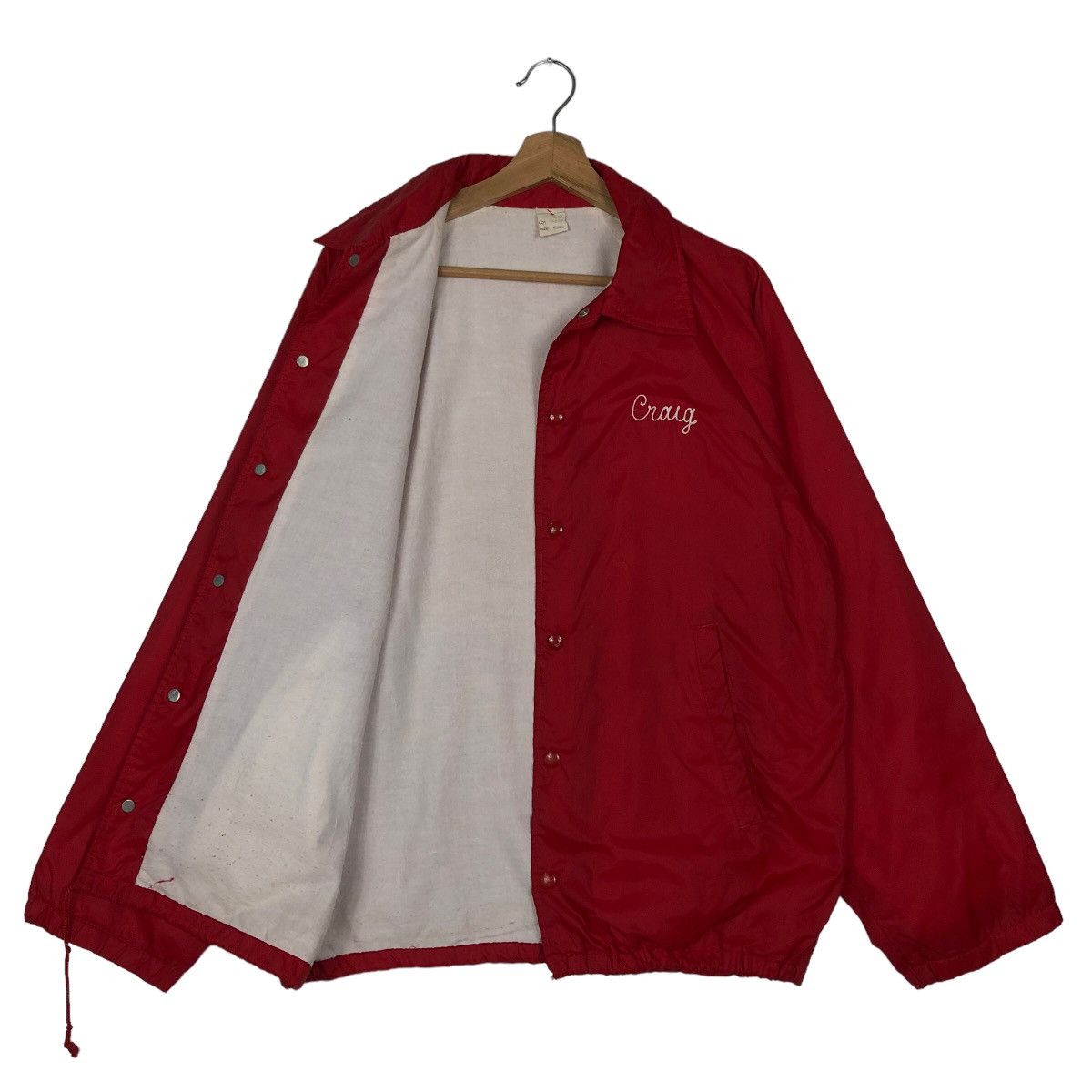 Vintage 🔥80’s Vintage Made in USA Coach Jacket Croug Big Logo Size US M / EU 48-50 / 2 - 9 Thumbnail