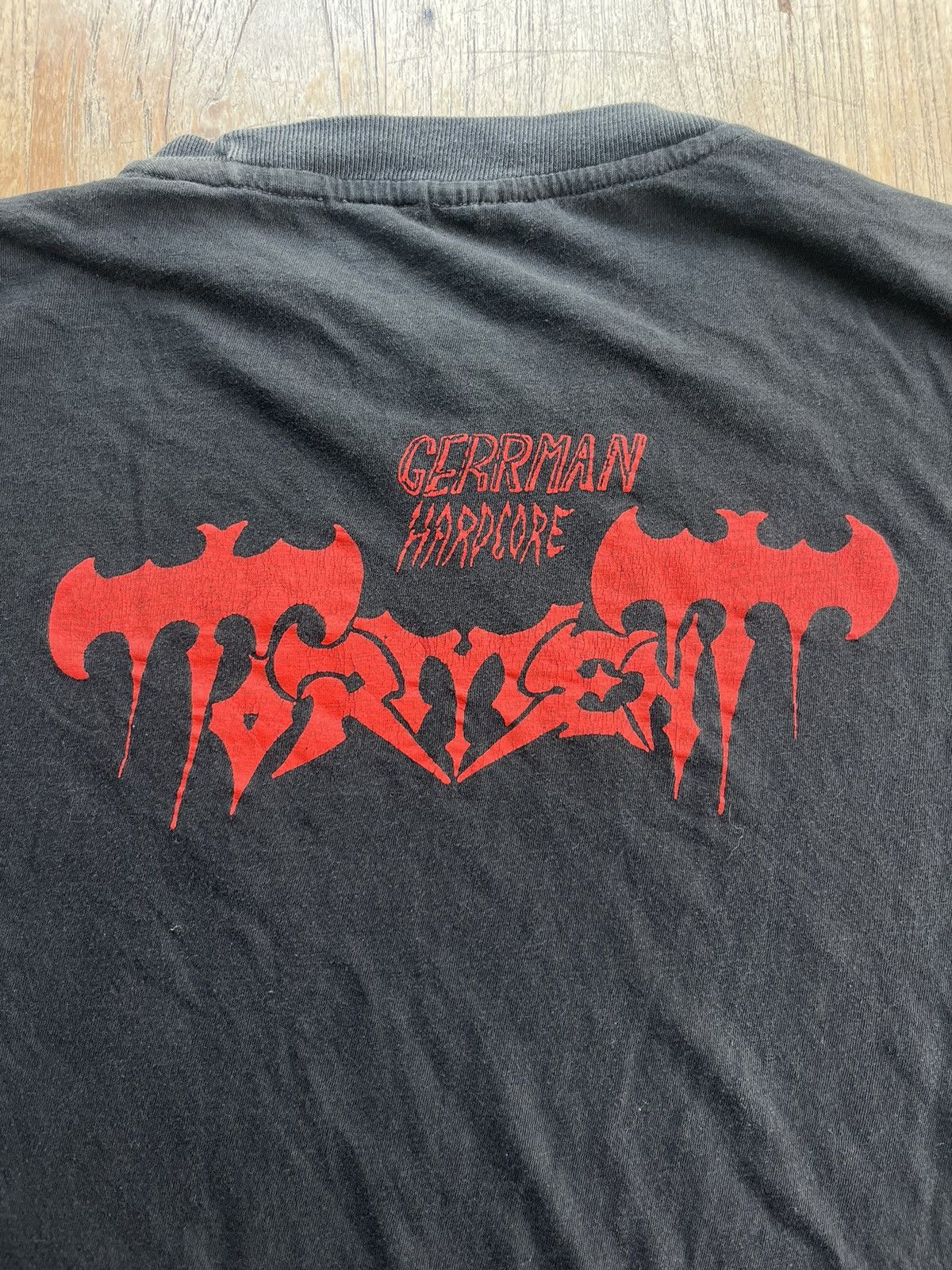 Band Tees × Vintage Vintage TORMENT Das Neue GERRMAN HARDCORE 1989’s T-shirt Size US L / EU 52-54 / 3 - 10 Thumbnail