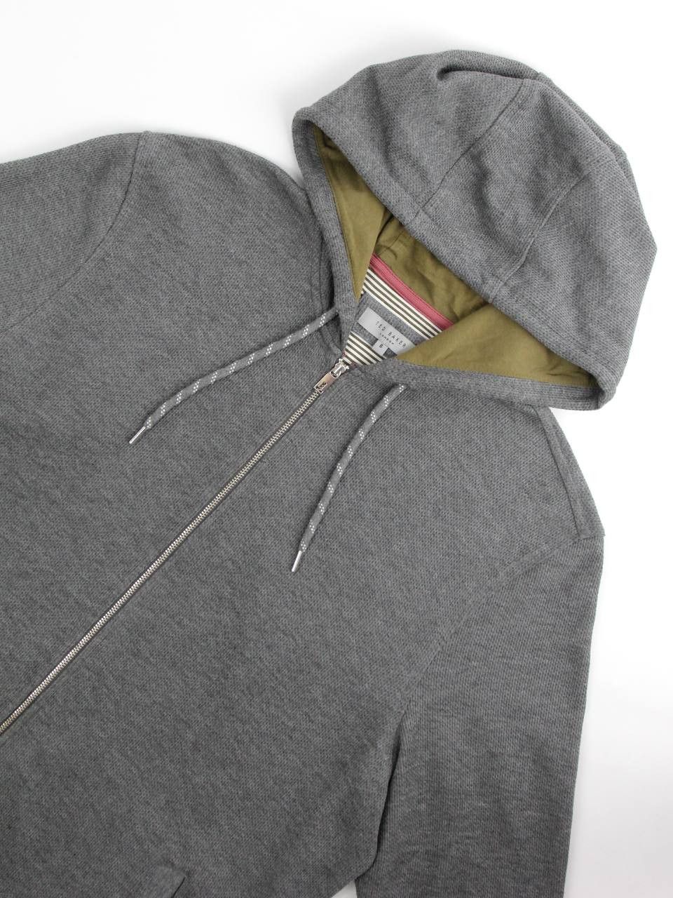 Ted Baker TED BAKER Knitted lightweight hoodie with zipper Size US XXL / EU 58 / 5 - 8 Thumbnail