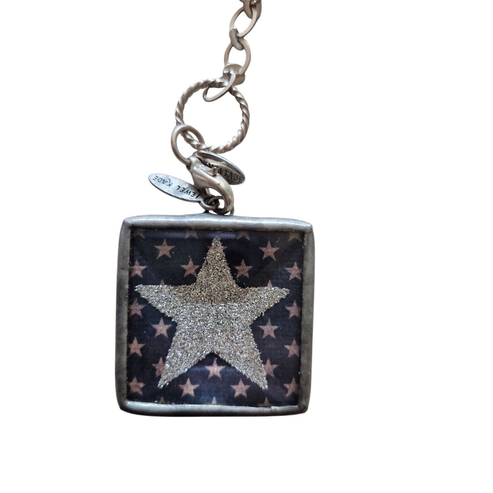 Other Jewel Kade Star Spangled Banner Pendant Charm with Link Chai Size ONE SIZE - 4 Thumbnail