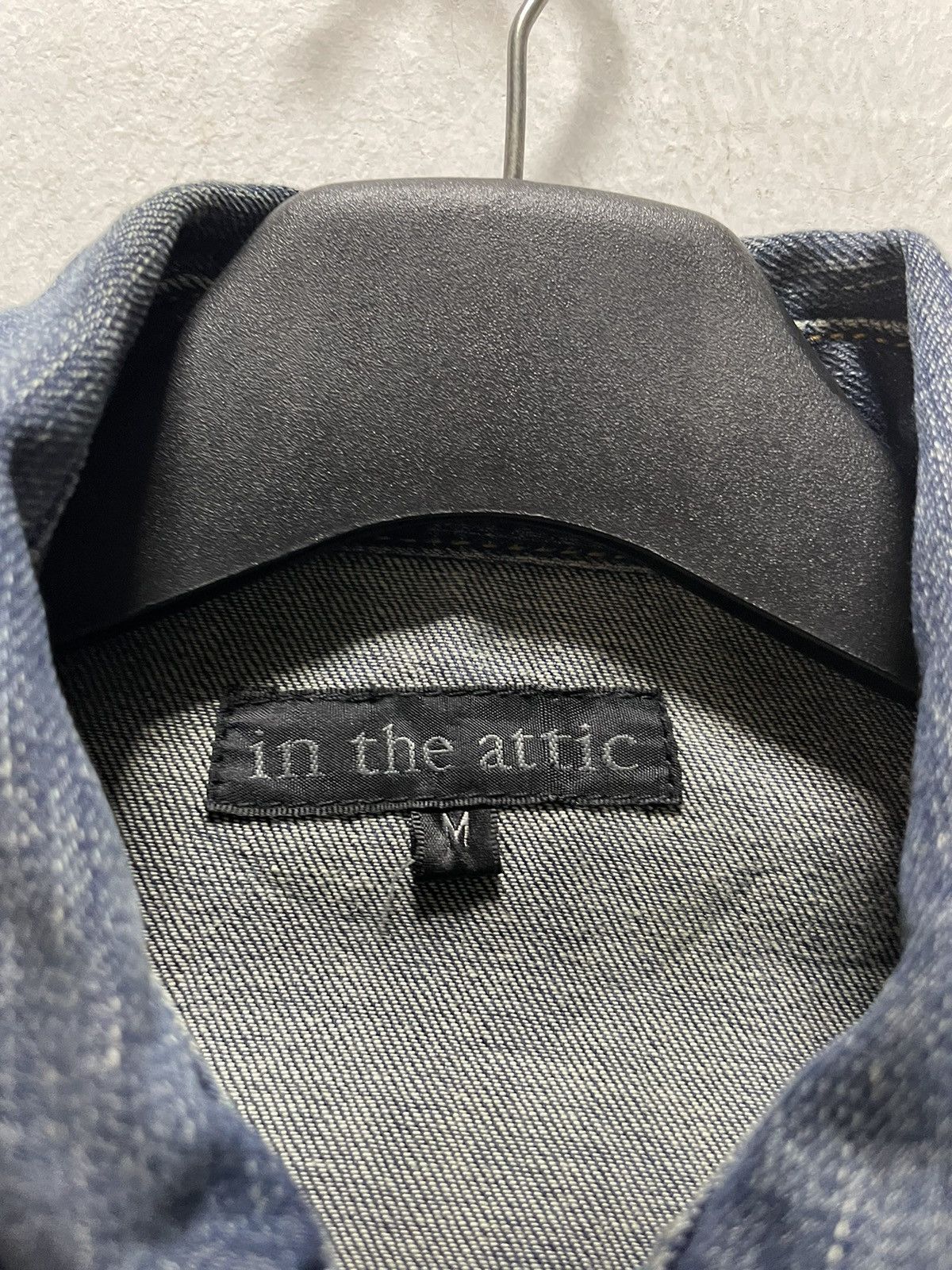 If Six Was Nine × In The Attic IN THE ATTIC Denim Shirt Distress Pearl Snap Size US S / EU 44-46 / 1 - 2 Thumbnail