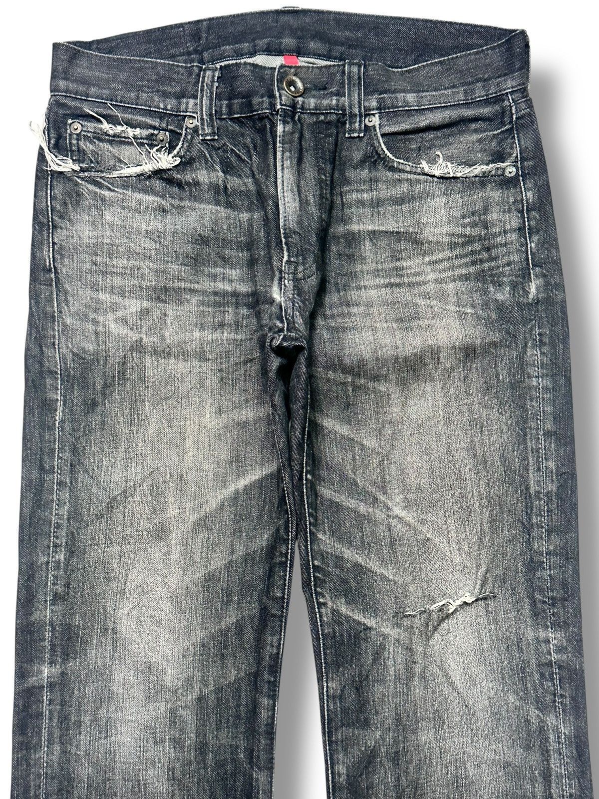 Uniqlo Uniqlo Vintage Distressed Baggy Loose Style Striked & Faded Size US 32 / EU 48 - 3 Thumbnail