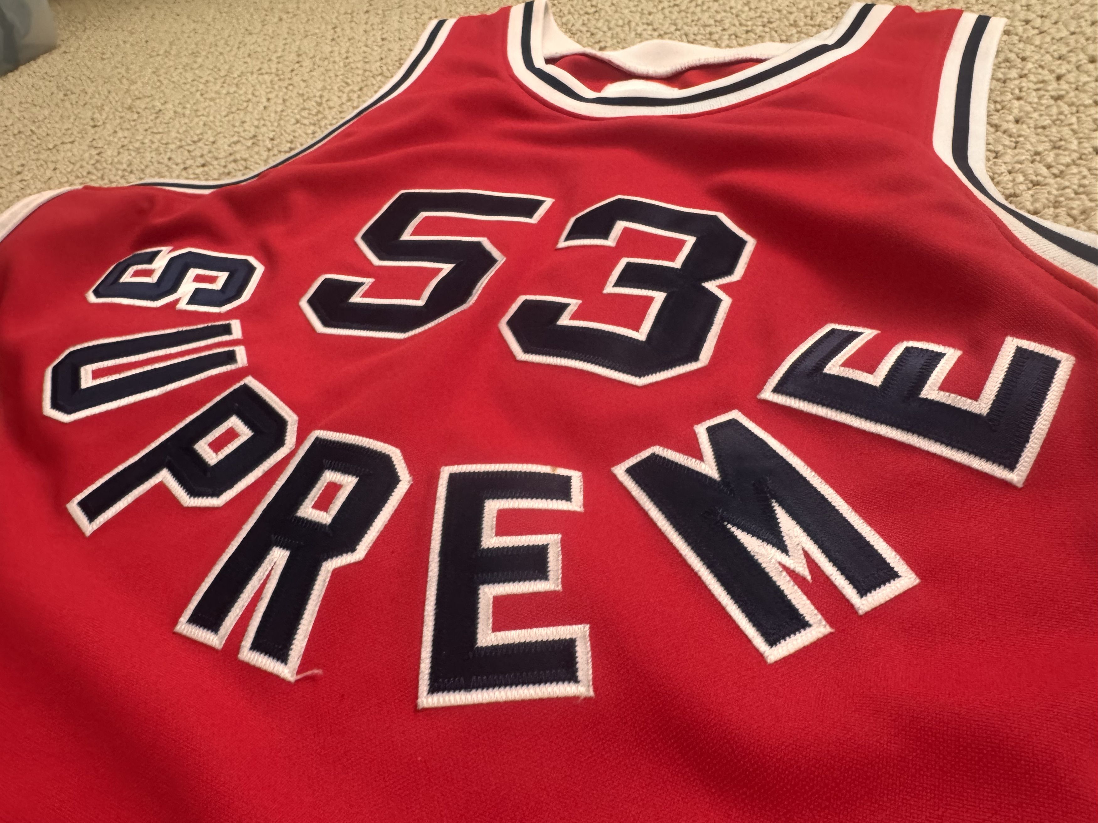 Supreme SUPREME / GAUCHOS 53 BASKETBALL JERSEY Size US L / EU 52-54 / 3 - 3 Thumbnail