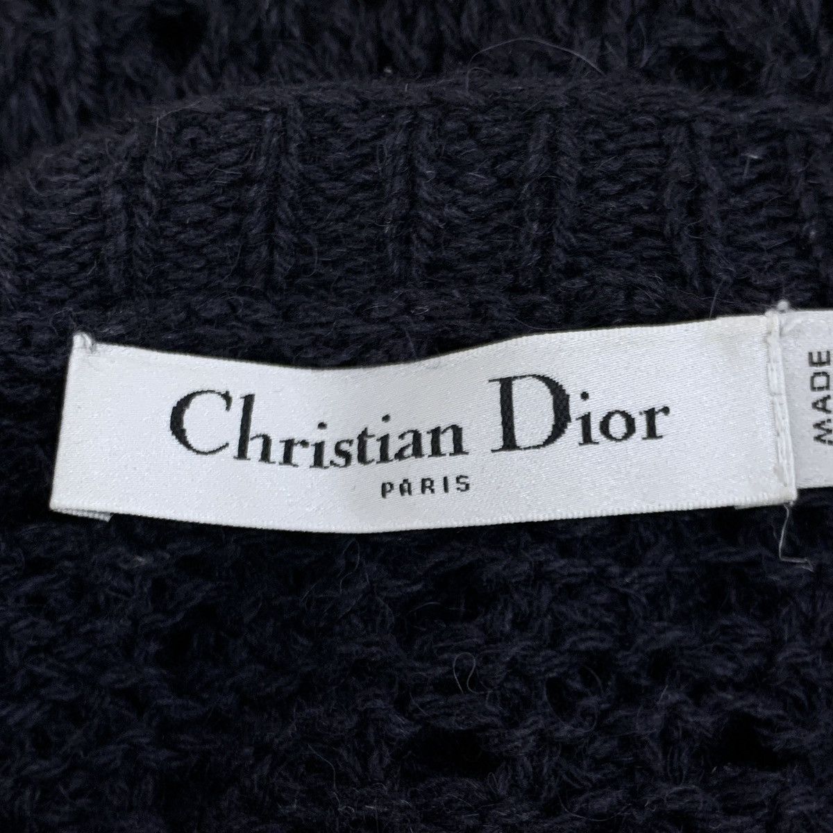Dior Christian Dior Hollow Out Long Sleeve Knitted Cardigan K26WX Size XXS / US 00 / IT 34 - 5 Thumbnail