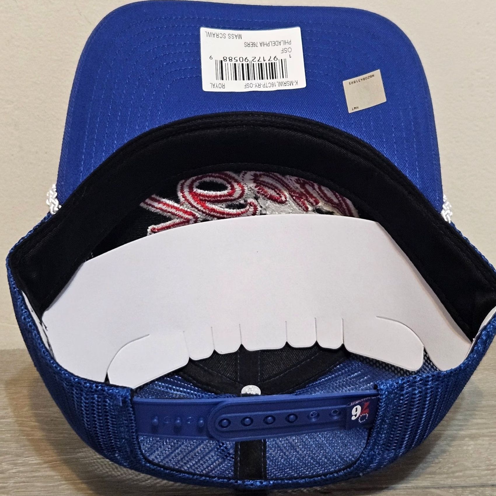 NBA NBA Philadelphia 76ers Trucker Cap Hat Adult OSFA Blue Snapback Fan Favorite NWT Size ONE SIZE - 6 Thumbnail