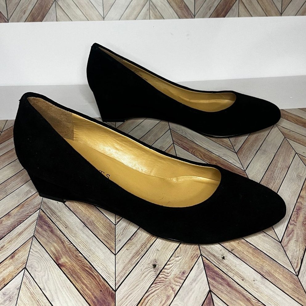 Other Talbots Suede Wedge Heel Pumps Brown Women's Size 6.5M Size US 6.5 / IT 36.5 - 1 Thumbnail