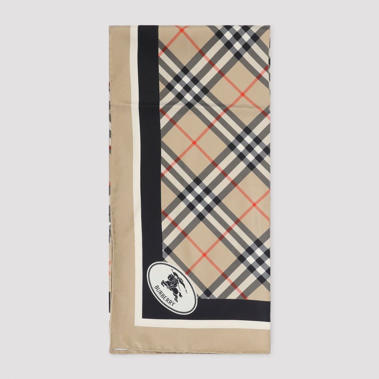 Burberry Burberry Check Beige Scarf New & Authentic Size ONE SIZE - 1 Thumbnail
