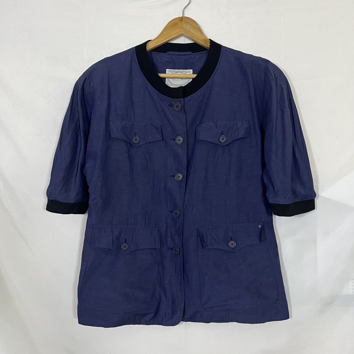 Etienne Aigner VINTAGE 1980S ETIENNE AIGNER SILK SHIRT Size M / US 6-8 / IT 42-44 - 1 Thumbnail