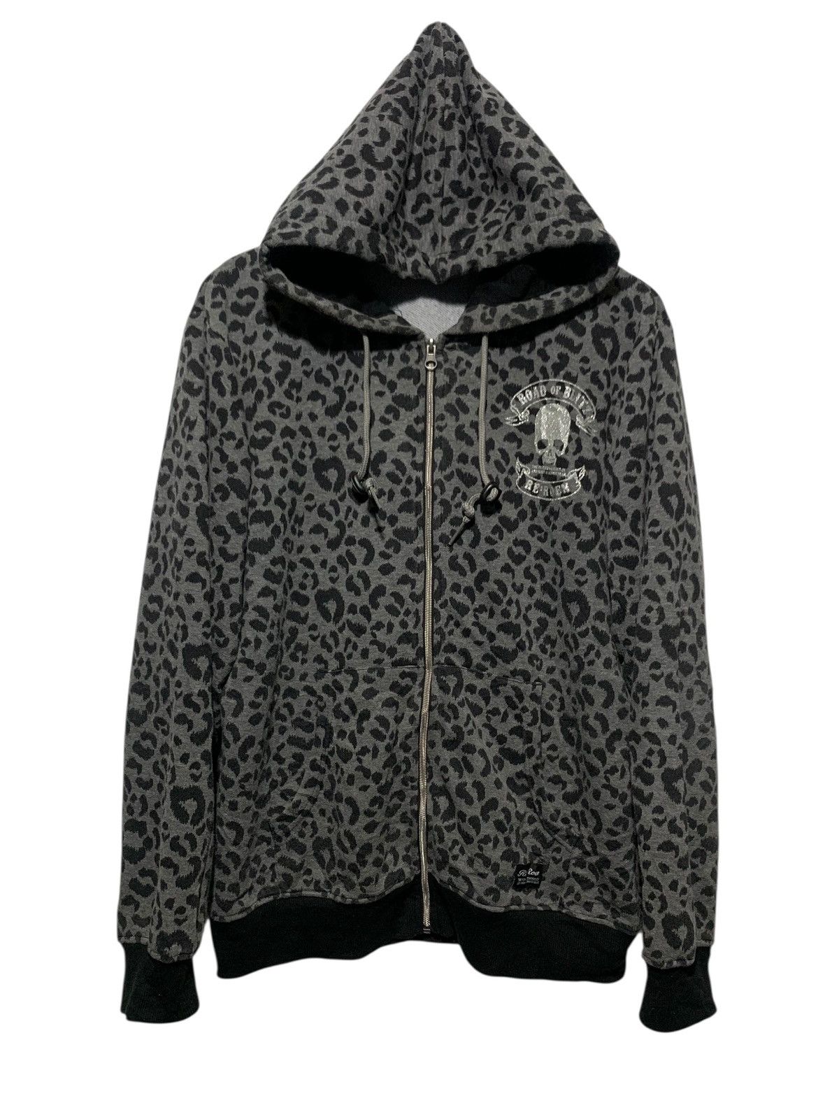 Roen 2000s Roen- Leopard skull ‘road of blitz’ hoodie Size US L / EU 52-54 / 3 - 3 Thumbnail