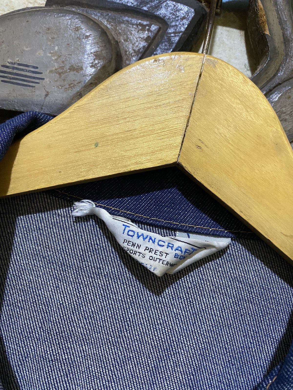 Vintage Rare towncraft selvedge denim jaket Size US M / EU 48-50 / 2 - 3 Thumbnail