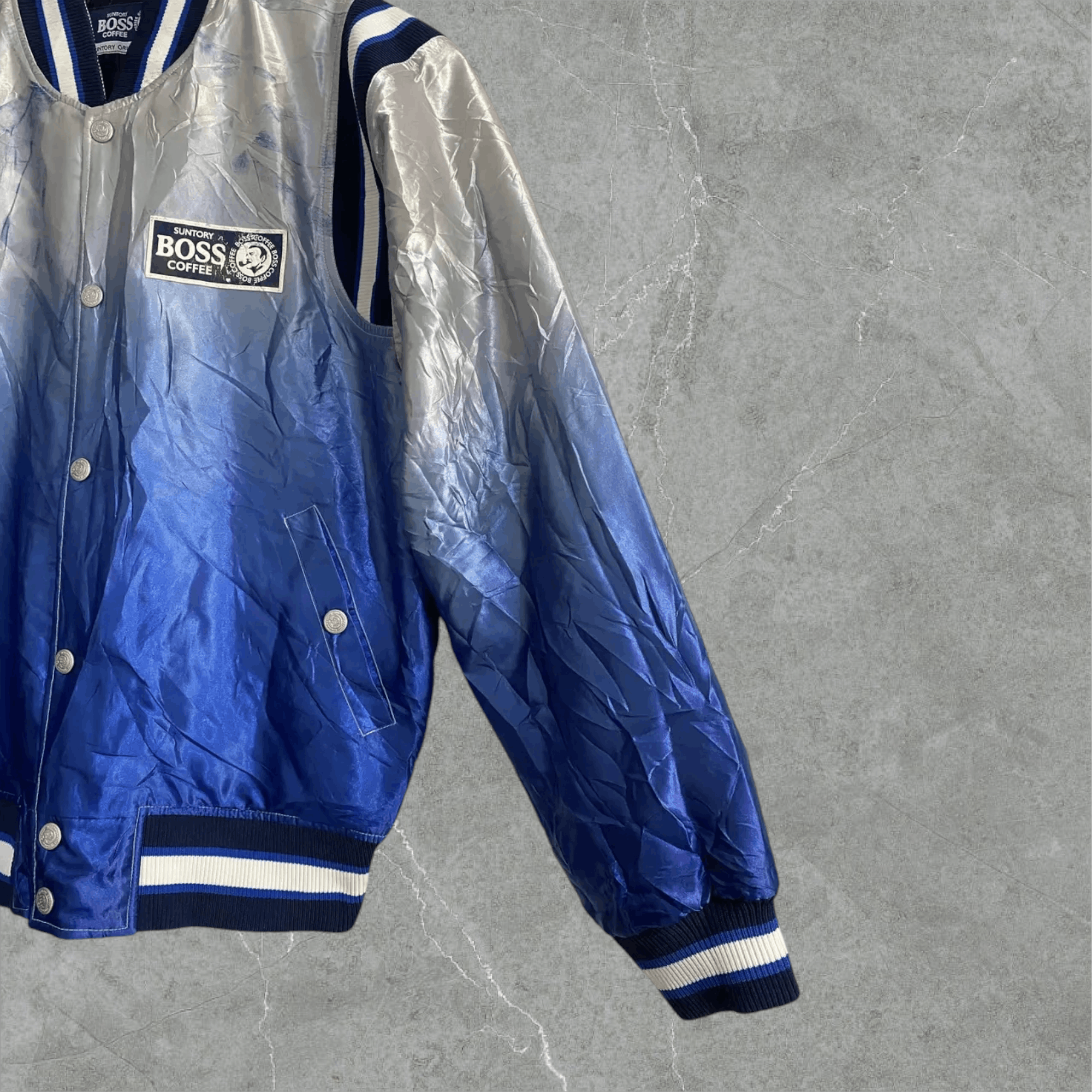 Vintage Vintage SUNTORY BOSS COFFEE Reversible Coach Jacket Size US M / EU 48-50 / 2 - 6 Thumbnail