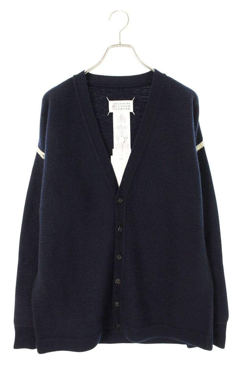 Maison Margiela Maison Margiela Denim Elbow Patch Cardigan Blue Size M Size US M / EU 48-50 / 2 - 1 Thumbnail