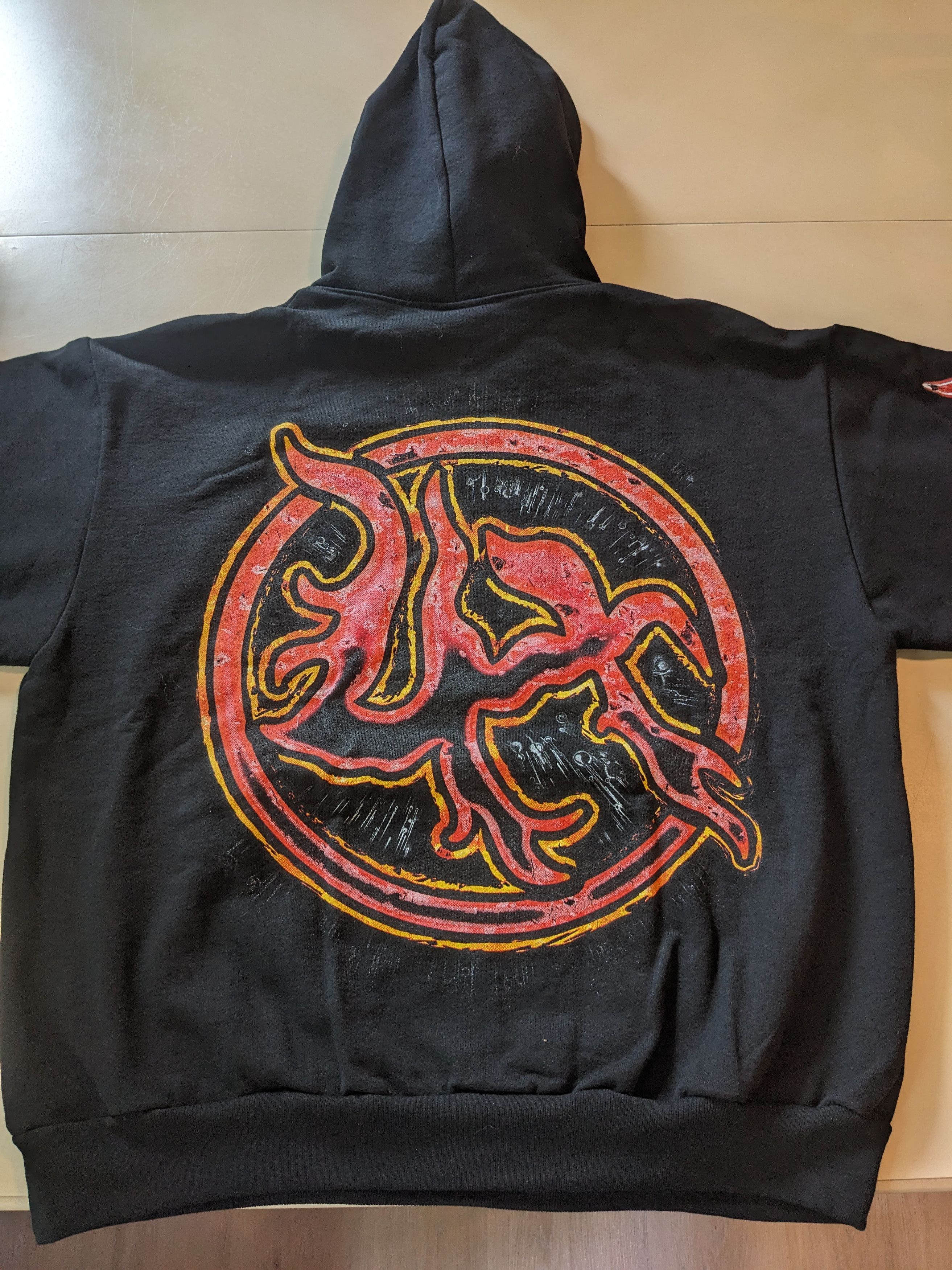 Lost hills Lost Hills Hoodie - Smiling Burn - Black And Red LH4007 Size US XL / EU 56 / 4 - 8 Thumbnail