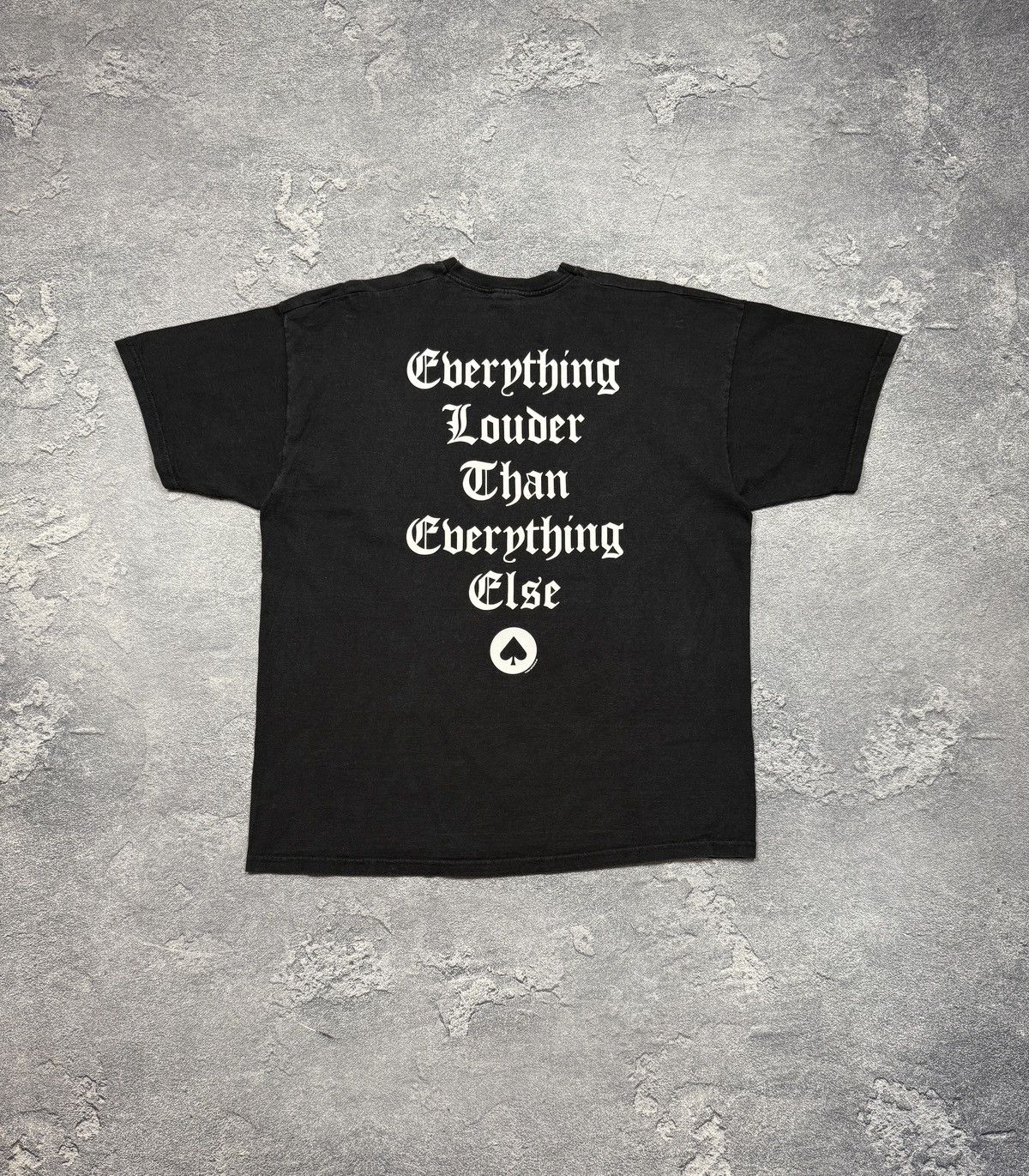 Band Tees 2004 Vintage Motörhead Deutschland Faded Black T-Shirt Size US XL / EU 56 / 4 - 2 Thumbnail
