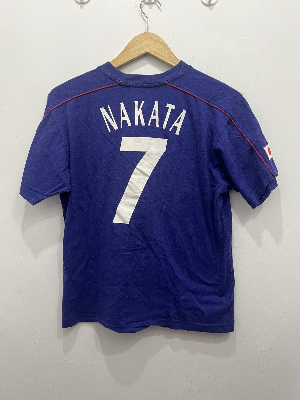 Vtg Japan Official National Team Hidetoshi Nakata Tees Vtg