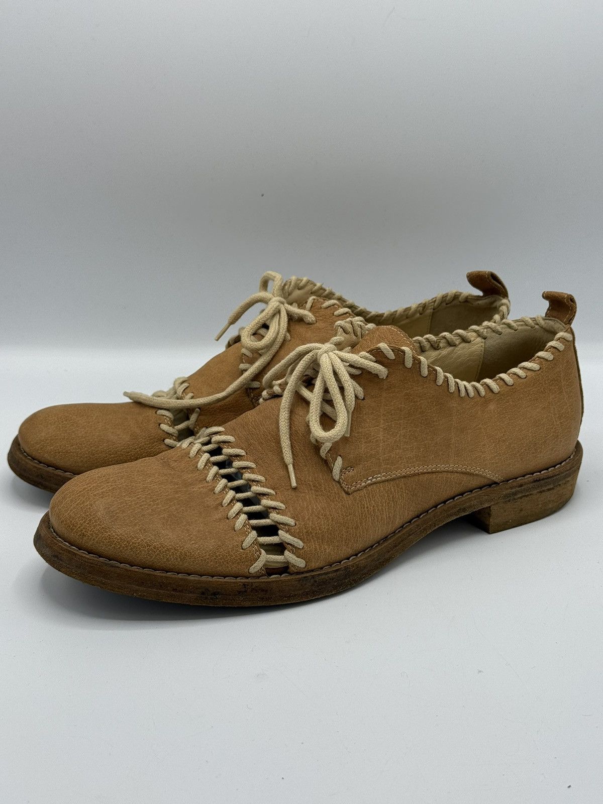 Ann Demeulemeester Ann Demeulemeester PWF Menswear SS/2009 Lace-up Shoes Size US 8 / EU 41 - 2 Thumbnail