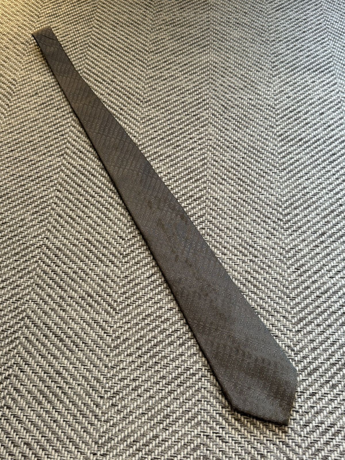 Jean Paul Gaultier JEAN PAUL GAULTIER LOGO TIE Size ONE SIZE - 6 Thumbnail