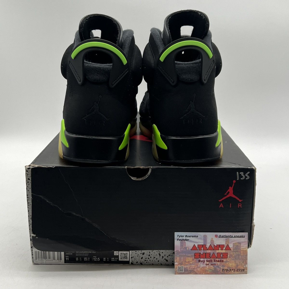 Jordan Brand Air Jordan 6 electric green Size US 11 / EU 44 - 3 Thumbnail