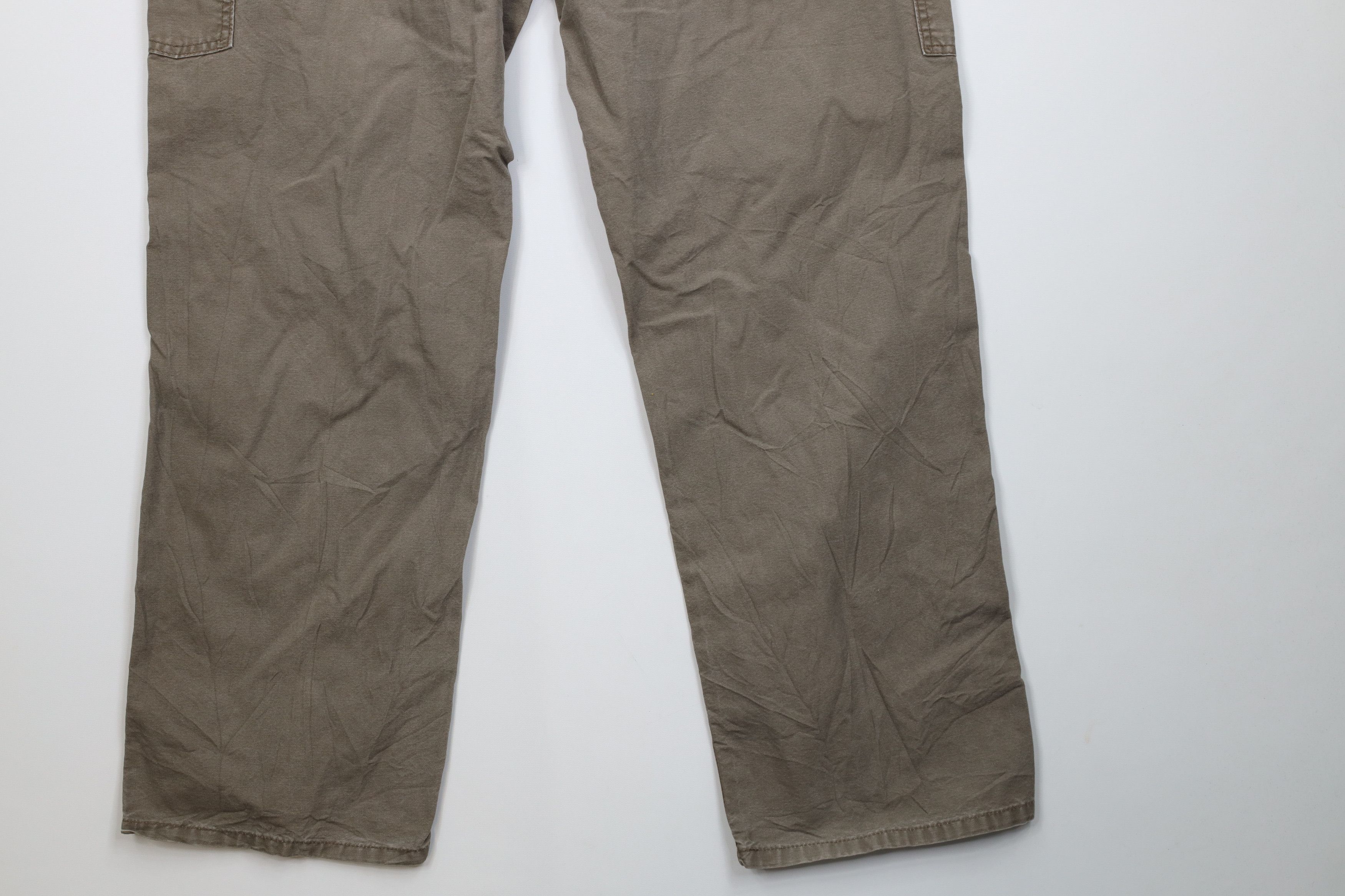 Carhartt Vintage Carhartt Wide Leg Dungaree Pants Light Brown Cotton Size US 36 / EU 52 - 11 Thumbnail