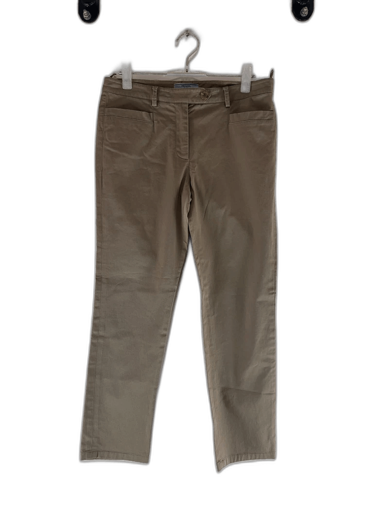 Prada PRADA Khaki Color Trousers Size 42 -2505 Size US 42 / EU 58 - 1 Thumbnail