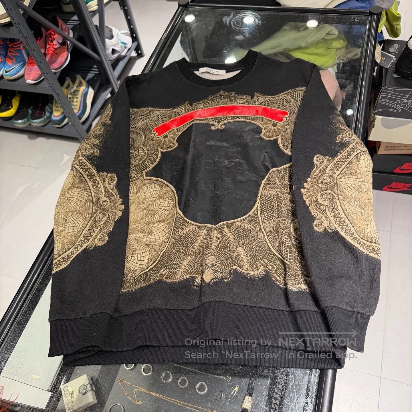 Givenchy GIVENCHY Magic Mirror Crewneck Sweatshirt. Size US M / EU 48-50 / 2 - 3 Thumbnail