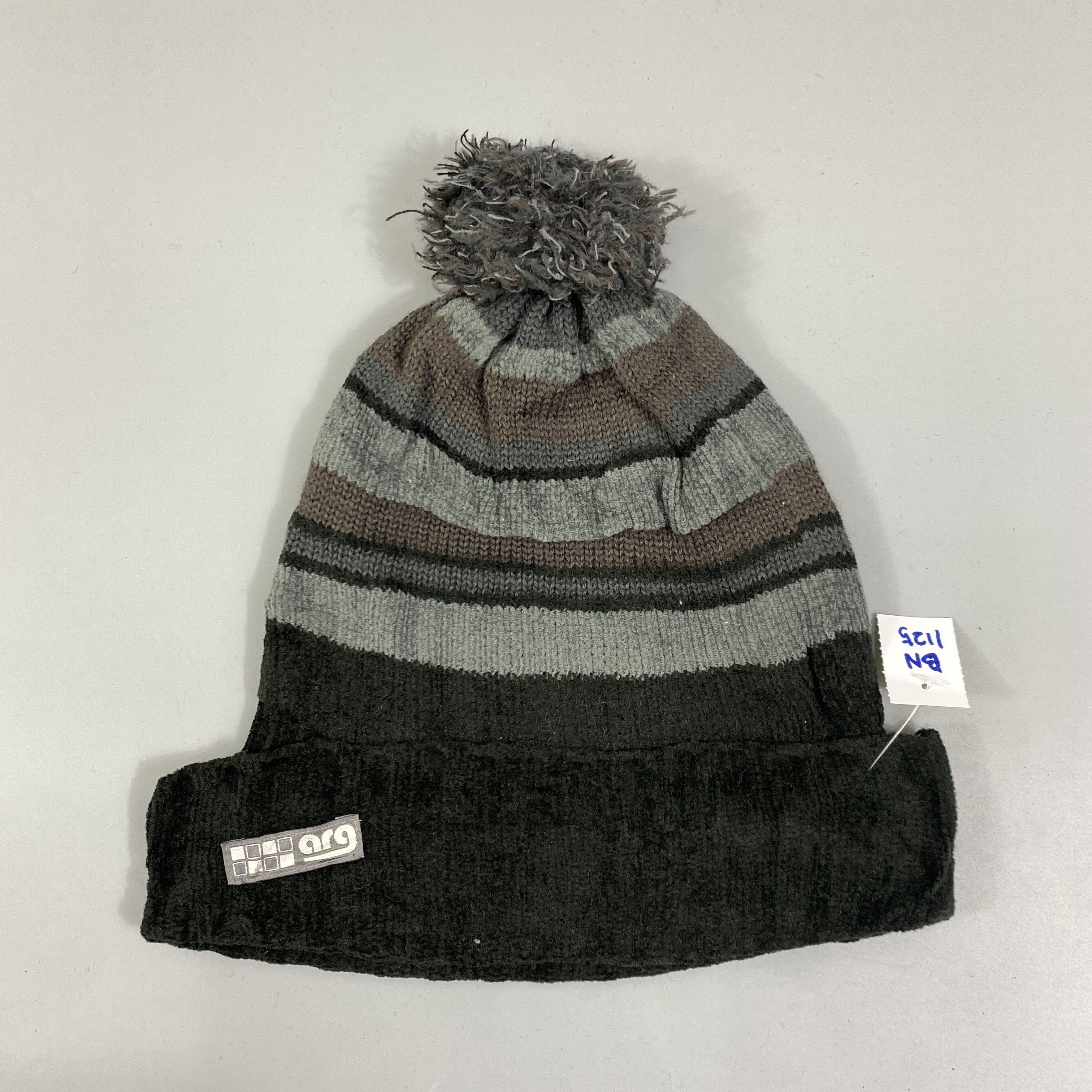Japanese Brand Arg Snow Cap Beanie With Pom Pom -BN1125 Size ONE SIZE - 6 Thumbnail
