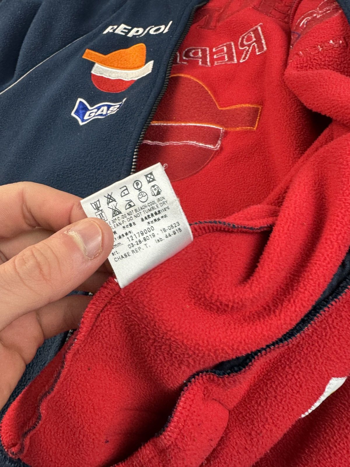 Honda Vintage Fleece Honda Racing Michelin Repsol Gas Size US M / EU 48-50 / 2 - 10 Thumbnail