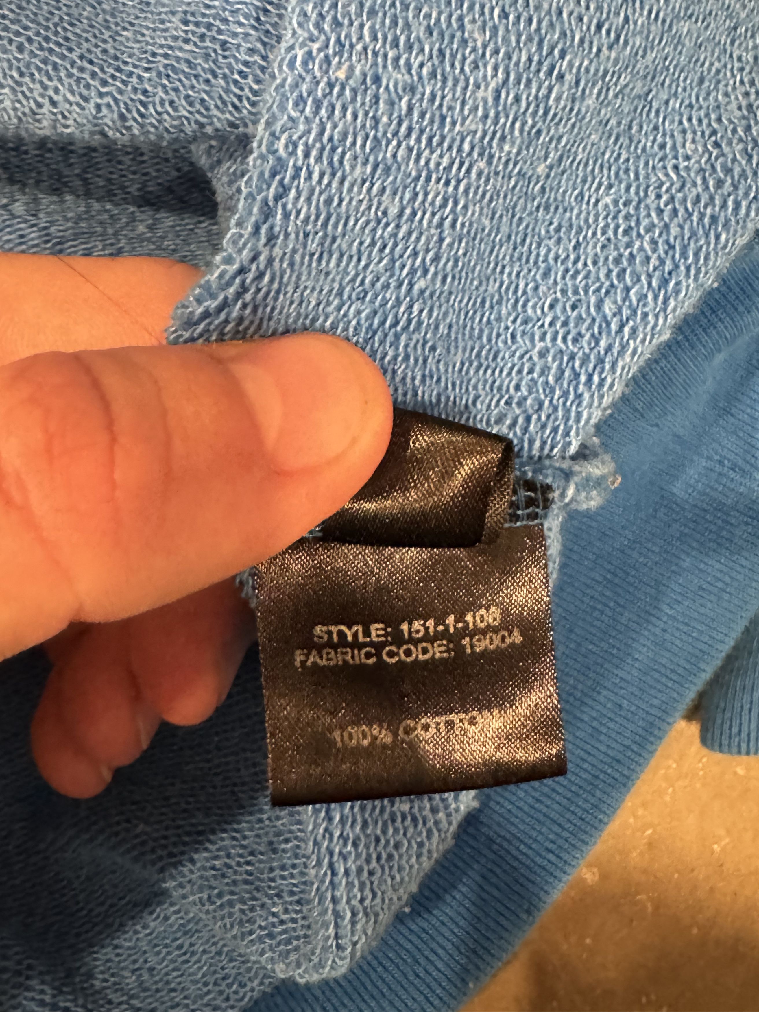 Raf Simons Raf Simons XX Storm Blue Crewneck Size US XL / EU 56 / 4 - 7 Thumbnail