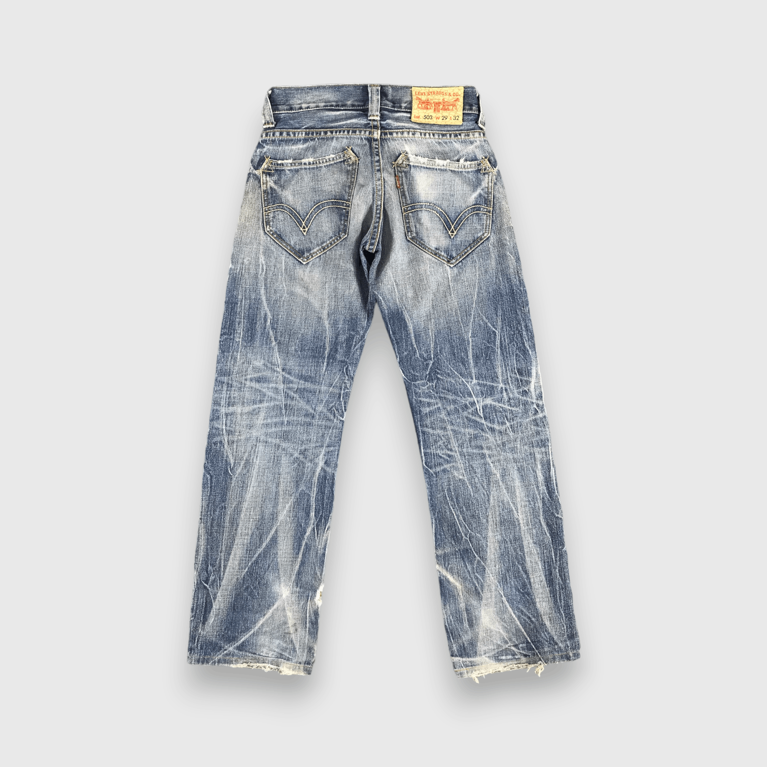 Levi's 90s Vintage Levis 503 Earth Tone Jeans-J1800 Size US 30 / EU 46 - 2 Thumbnail