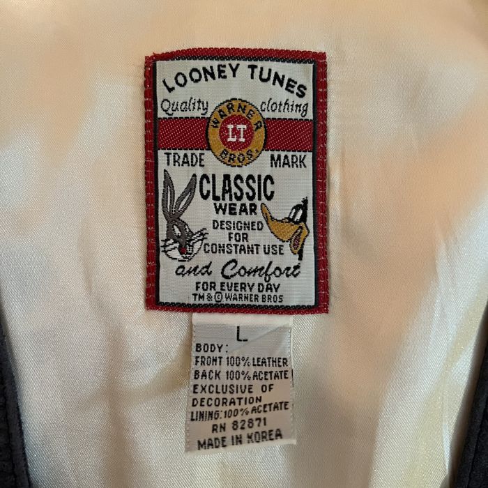 Warner Bros Vintage Bugs Bunny Looney Tunes Suede Vest | Grailed