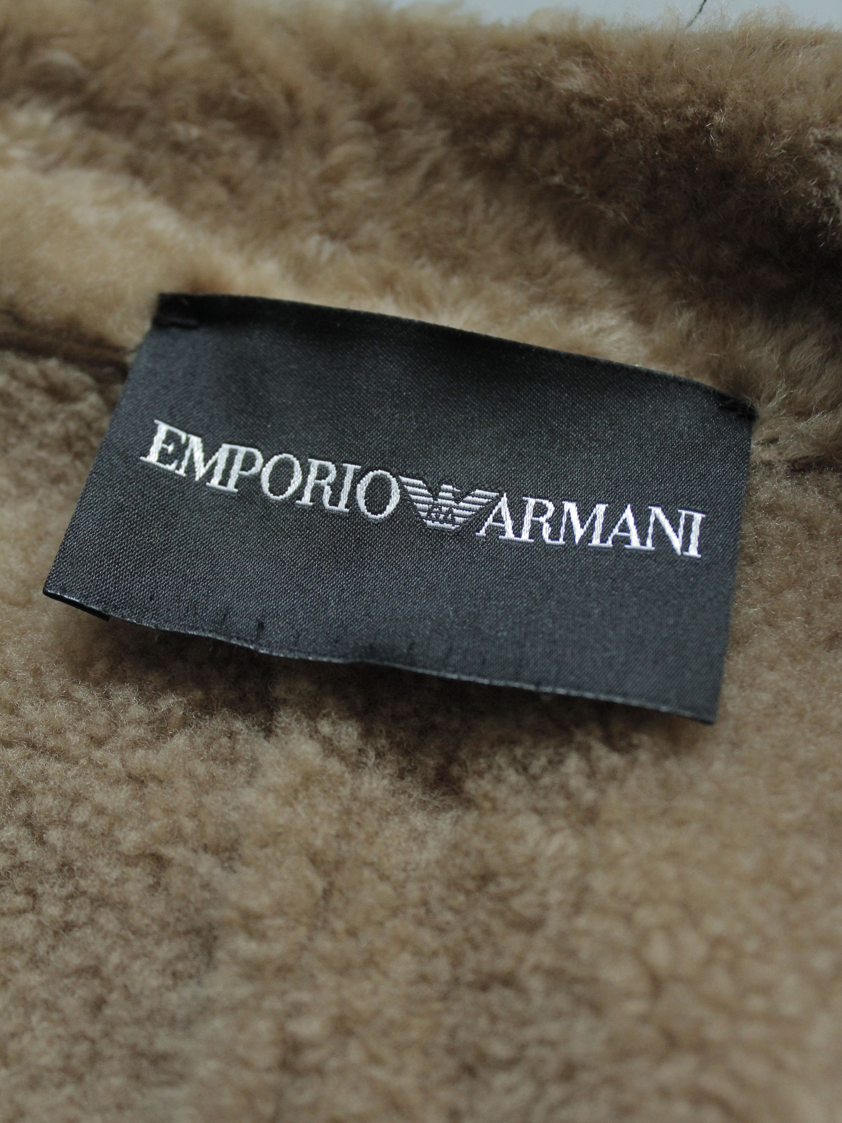Emporio Armani Emporio Armani Womens Leather Painted Jacket Size M / US 6-8 / IT 42-44 - 11 Thumbnail