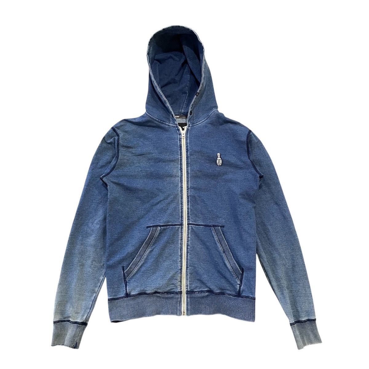 Other SIMS Bowling Pin Logo Full Zip Distressed Sweatshirt M Size US M / EU 48-50 / 2 - 1 Thumbnail