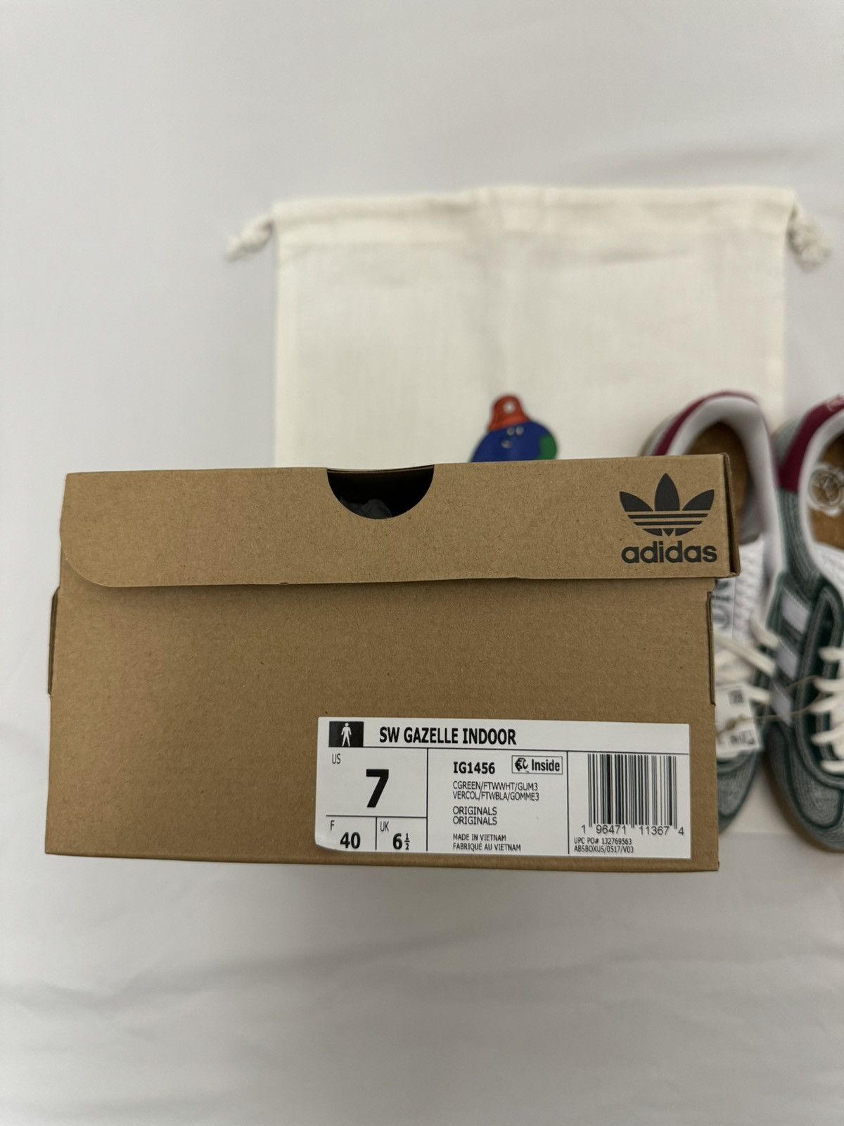 Adidas adidas Gazelle Indoor Sean Wotherspoon Hemp Green Size US 7 / EU 40 - 7 Thumbnail
