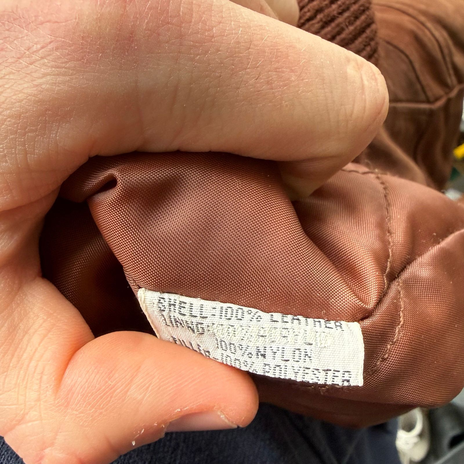 Vintage Vintage Brown Leather Bomber Jacket Sz M Size US M / EU 48-50 / 2 - 7 Thumbnail