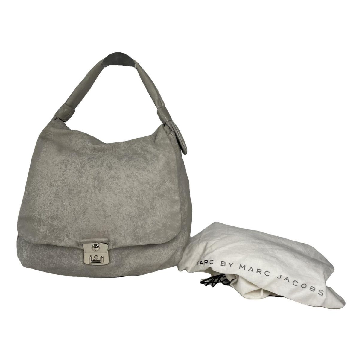 Marc Jacobs The Eclipse Silver Leather Handbag Size ONE SIZE - 1 Thumbnail