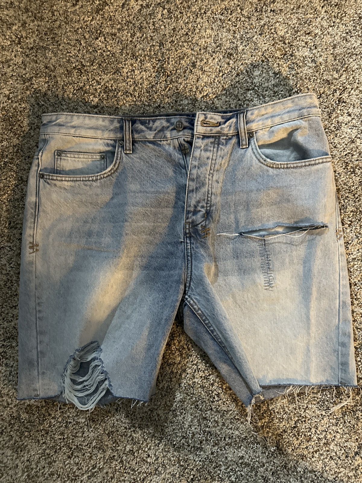 image of Ksubi Jean Shorts in Blue, Men's (Size 36)