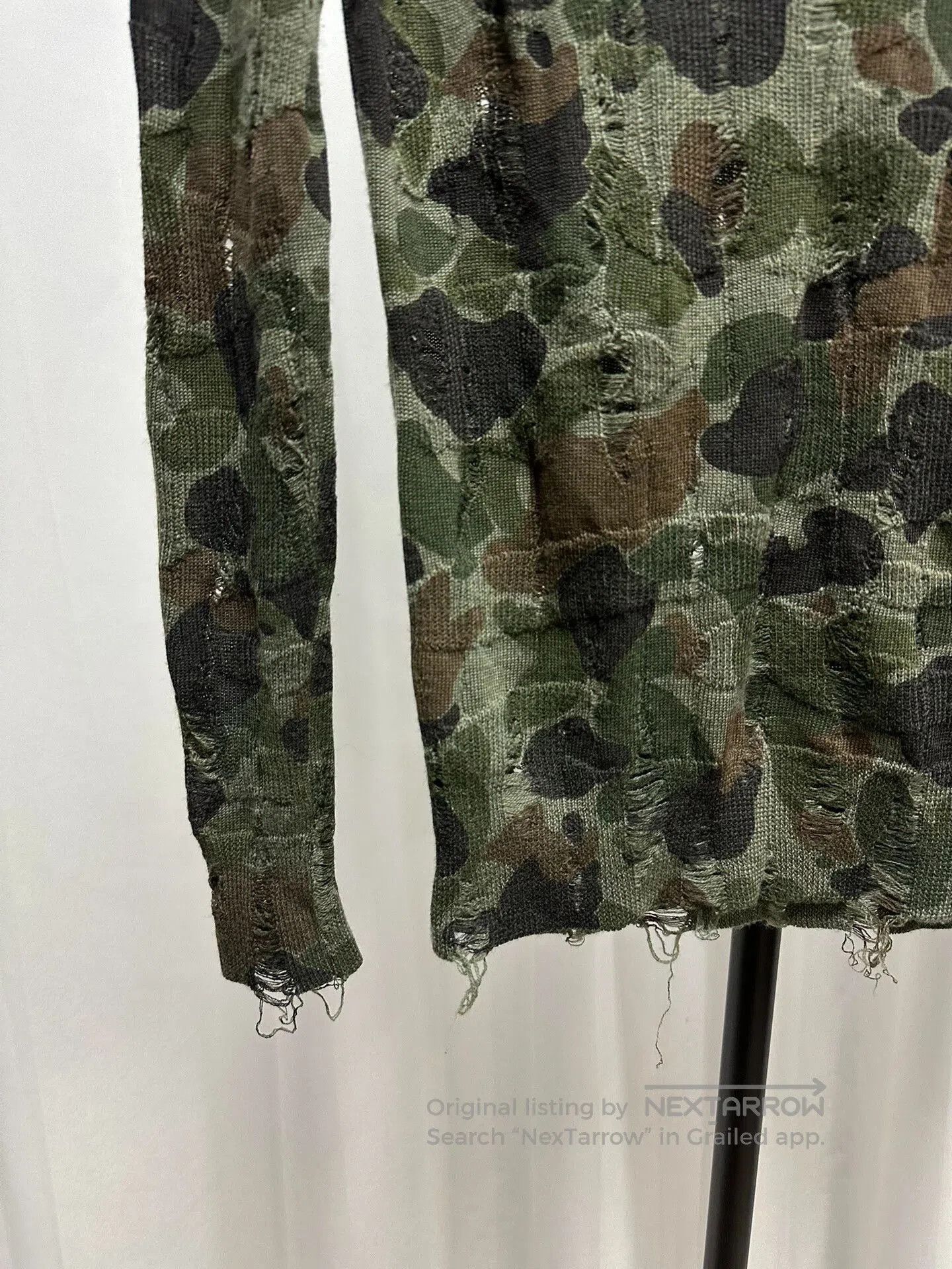 Junya Watanabe Junya Watanabe Camo Knit Sweater. Size US M / EU 48-50 / 2 - 3 Thumbnail