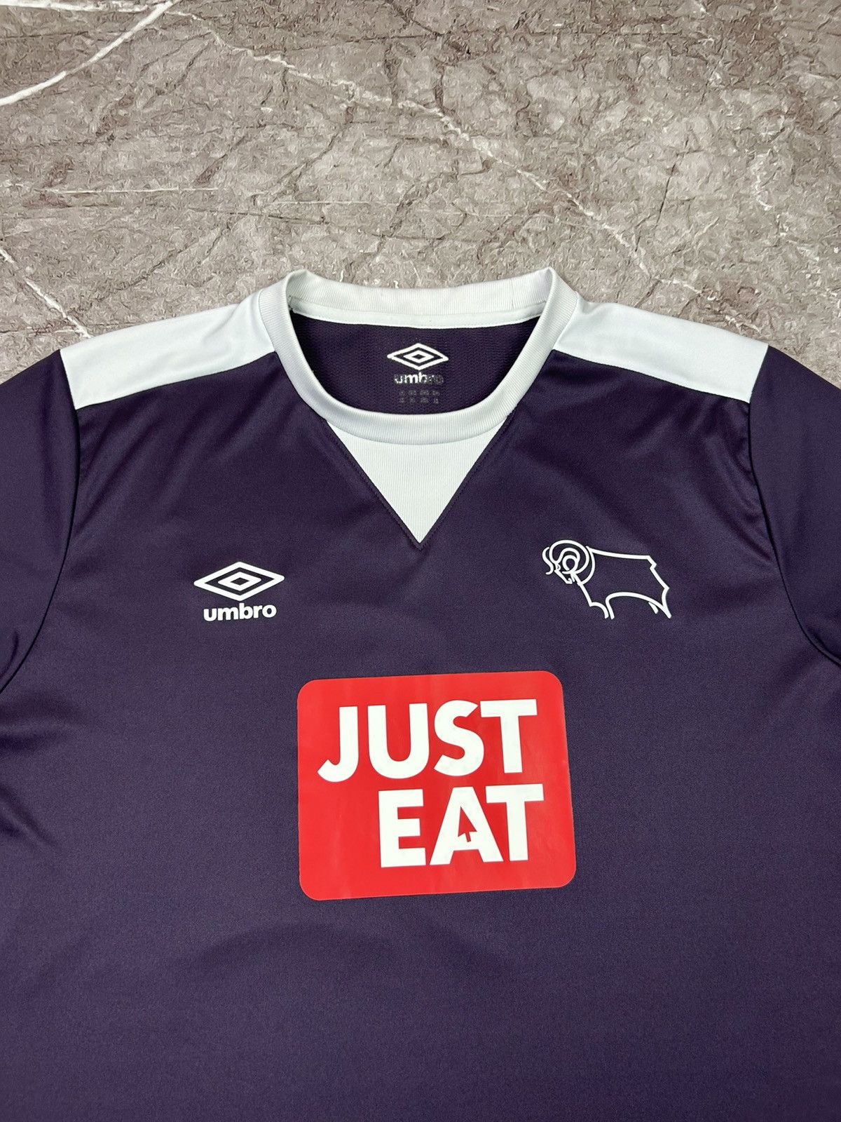 Umbro Derby county England soccer 2014 205 home shirt jersey Umbro Size US XL / EU 56 / 4 - 4 Thumbnail