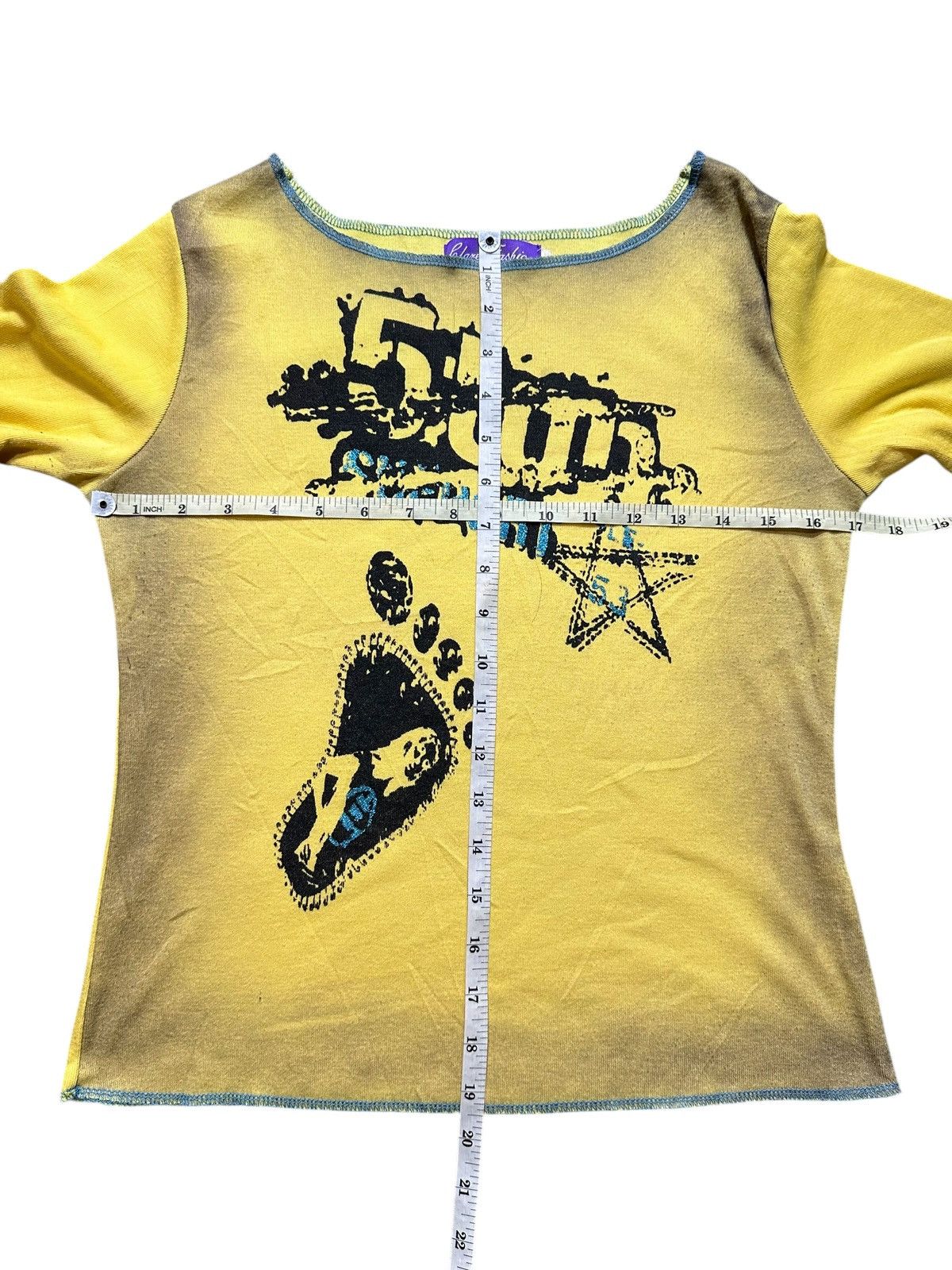 Hysteric Glamour TRASHED Clare LONG SLEEVE POEM IFSIXWASNINE LGB STYLE Size US XS / EU 42 / 0 - 6 Thumbnail