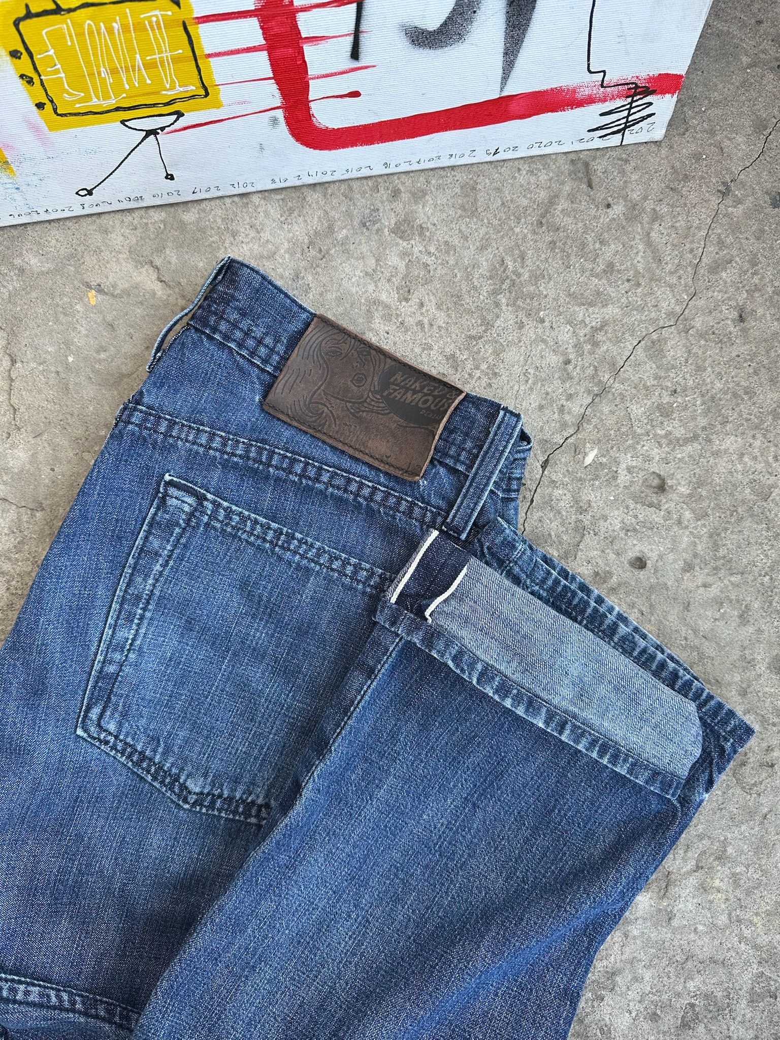 Naked and Famous lightweight selvedge jeans