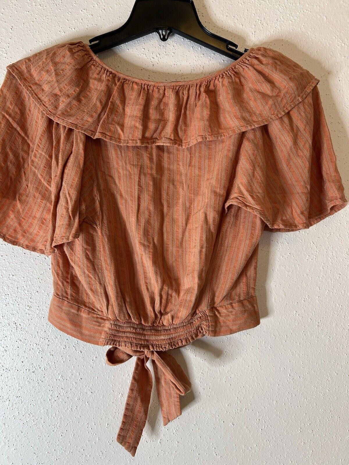 Free People Free People The Rosemary Top In S Button Front Tie Waist Size S / US 4 / IT 40 - 3 Thumbnail