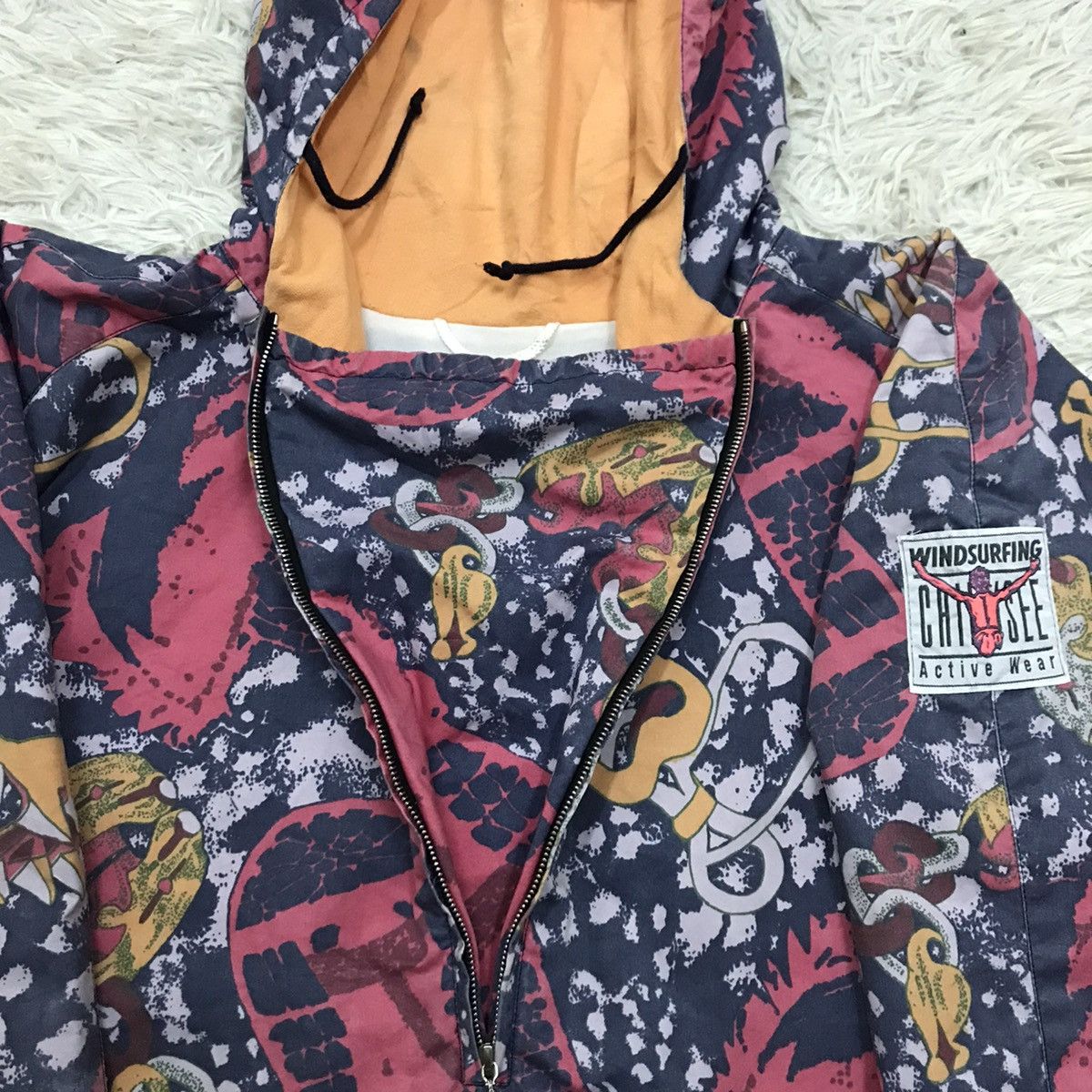 Vintage Vintage Chiemsee Windsurfing Native Pullover Jacket Hoodie Size US XL / EU 56 / 4 - 9 Thumbnail