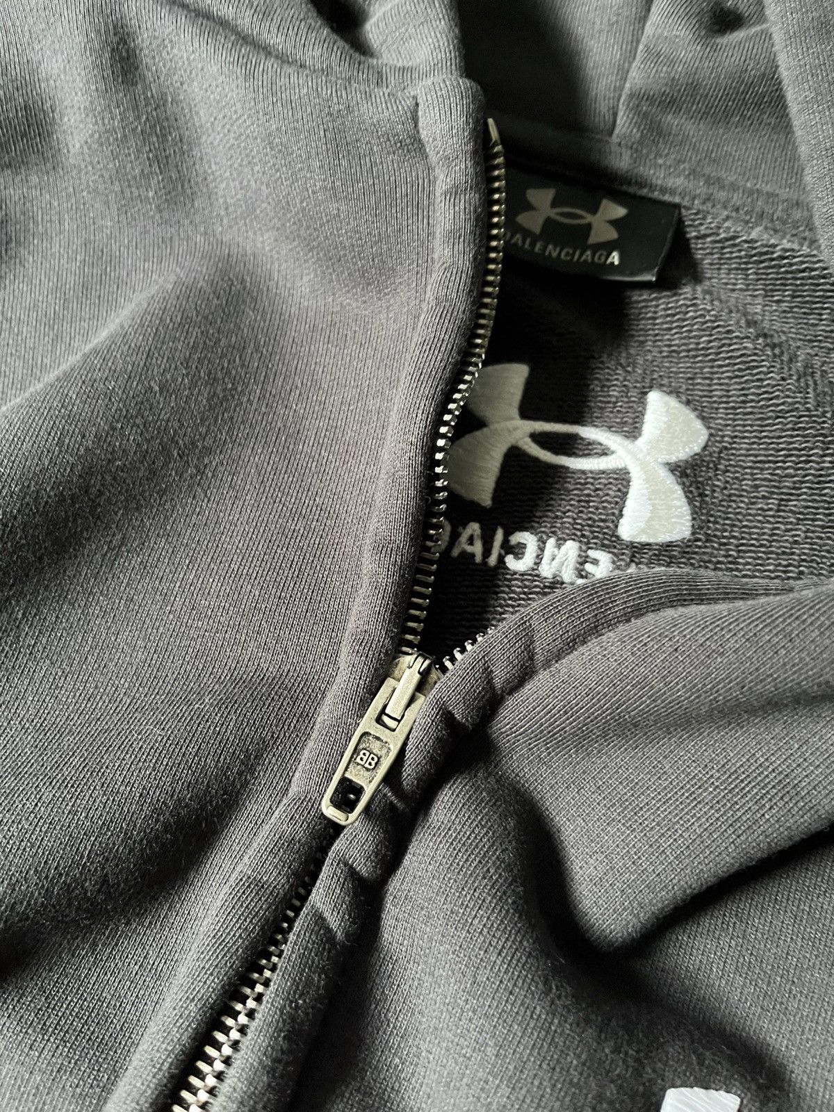Balenciaga × Under Armour Balenciaga x Under Armour zip up black hoodie Size US S / EU 44-46 / 1 - 7 Thumbnail