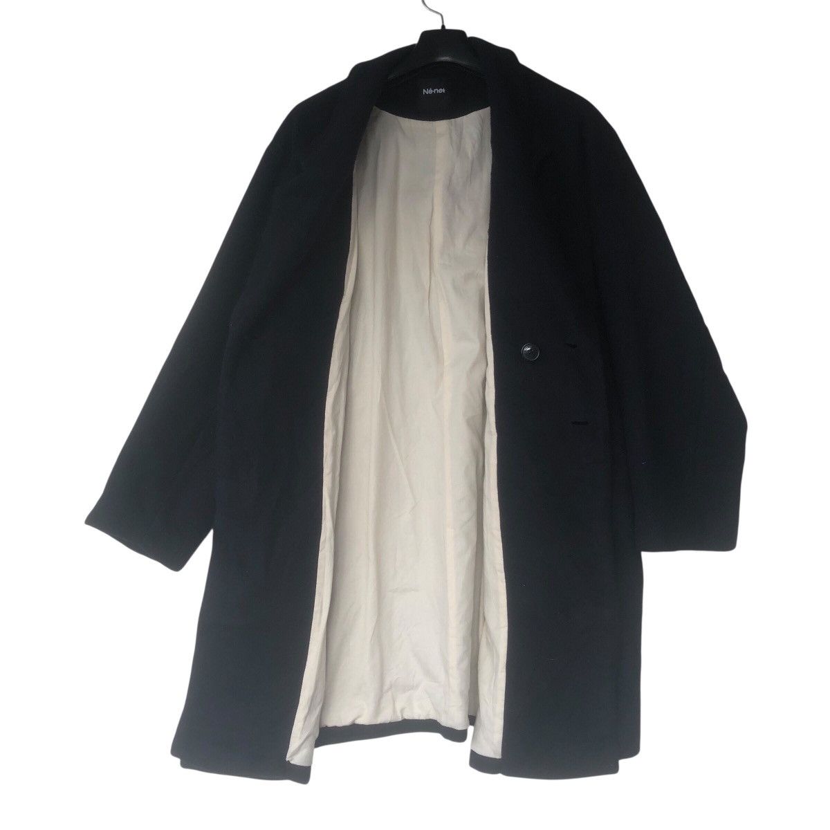 Issey Miyake × Ne-Net Ne Net wool Double Breast Jacket Size US XXL / EU 58 / 5 - 2 Thumbnail