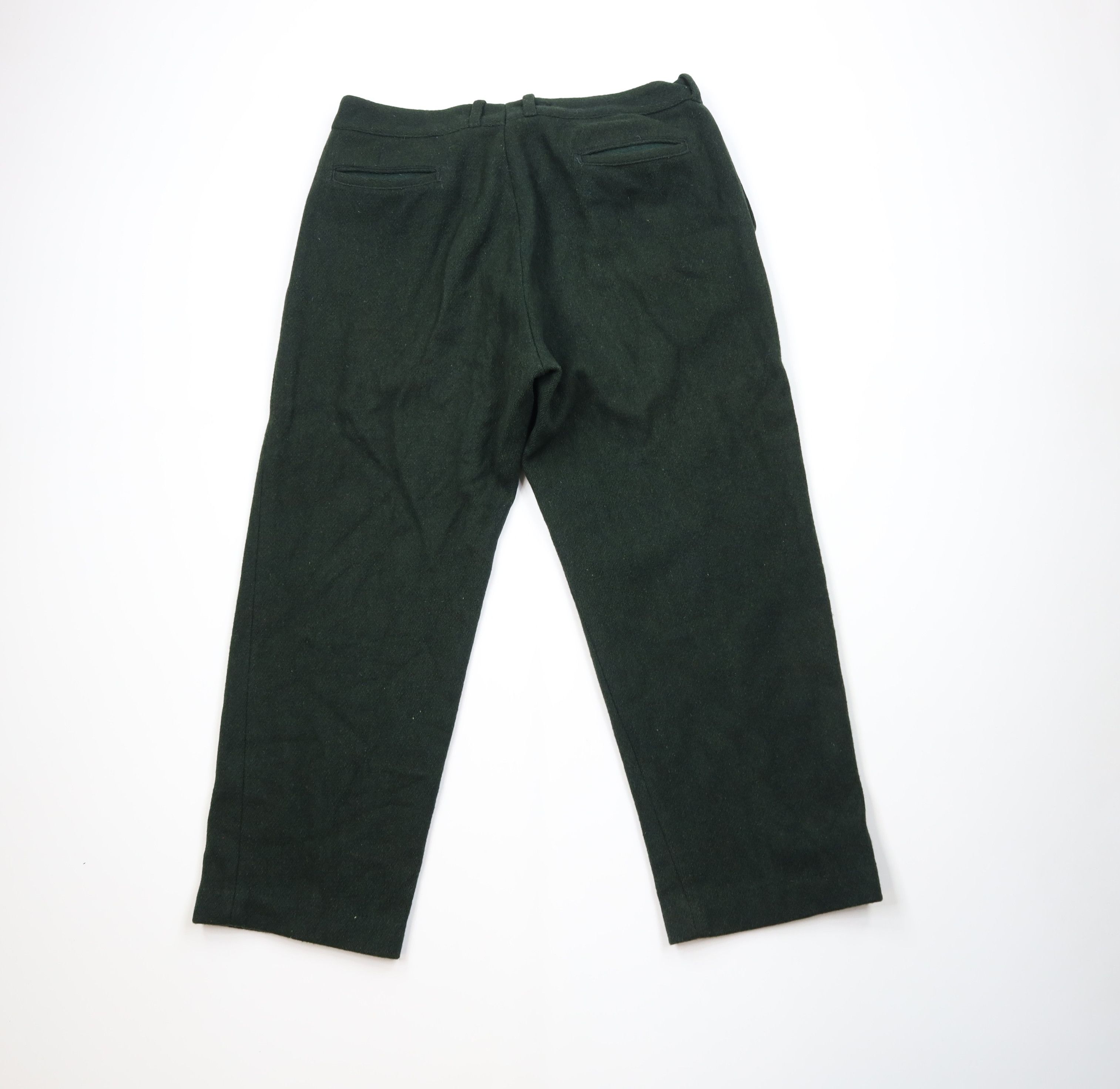 Vintage Vintage 60s 70s Streetwear Heavy Wool Wide Leg Pants USA Size US 38 / EU 54 - 7 Thumbnail