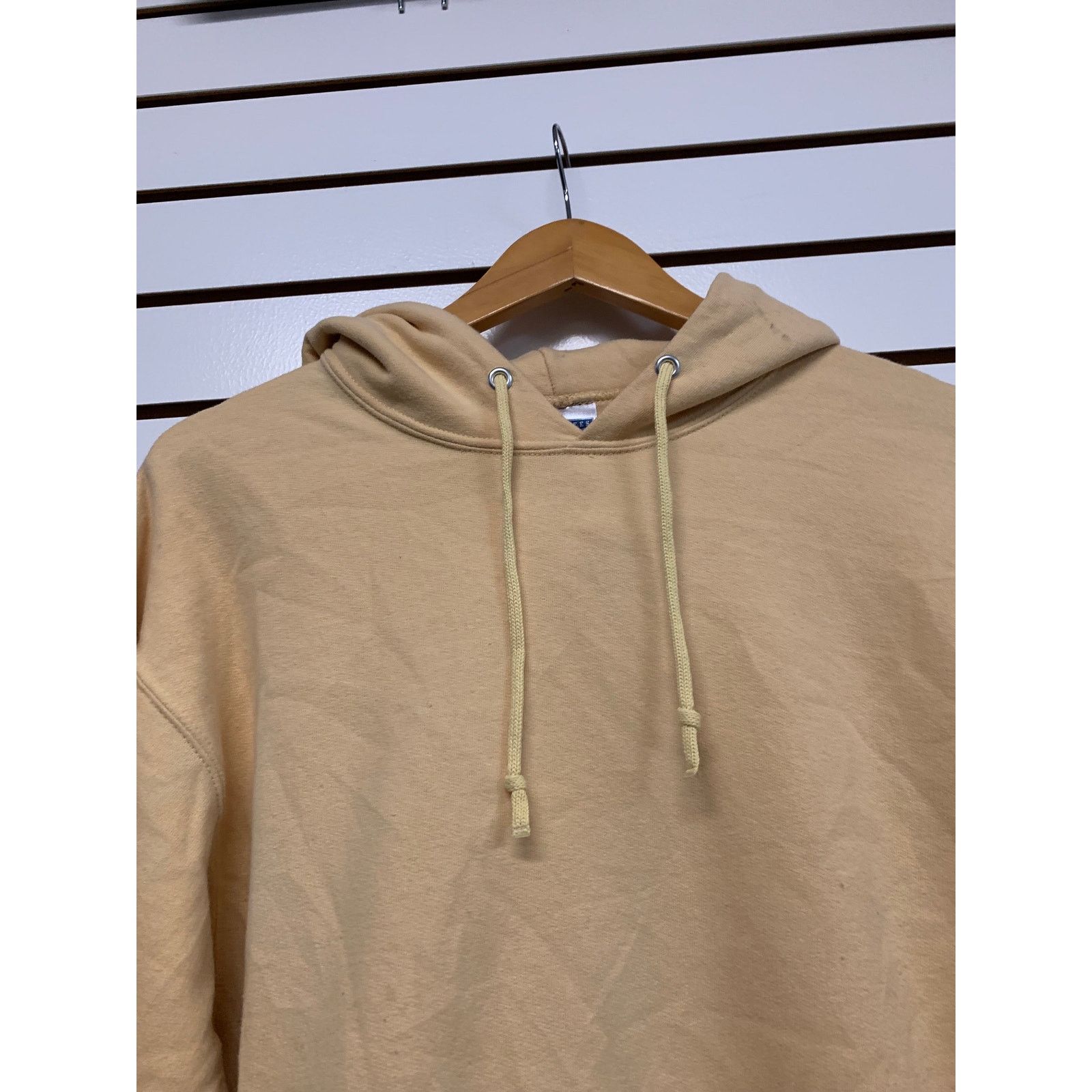 Jerzees Vintage Light yellow Sweatshirt hoodie size Large 1990s 80s Size US L / EU 52-54 / 3 - 2 Thumbnail