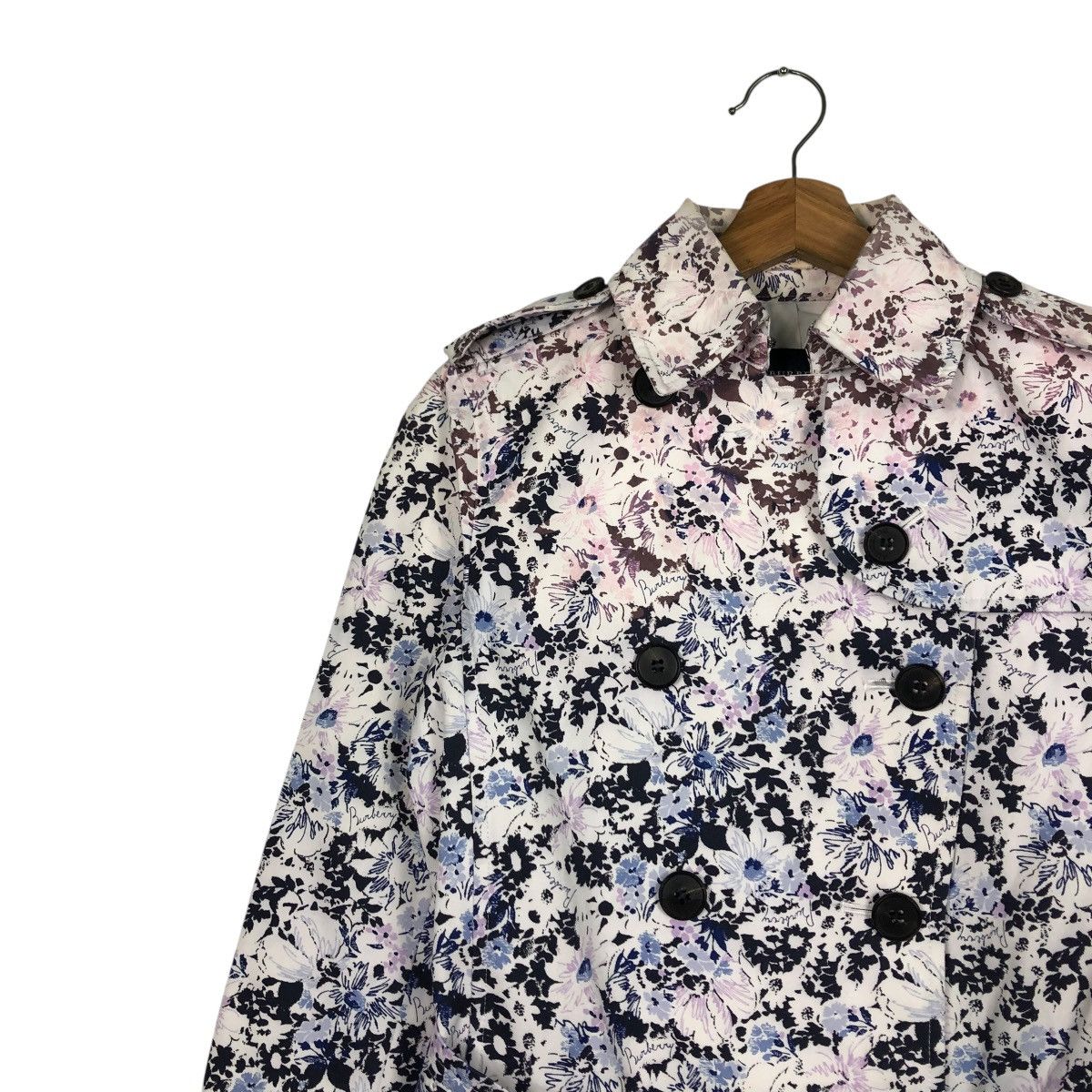 Burberry 🔥VINTAGE CHORE JACKET BURBERRY LONDON FLORAL FULL PRINT Size US S / EU 44-46 / 1 - 9 Thumbnail