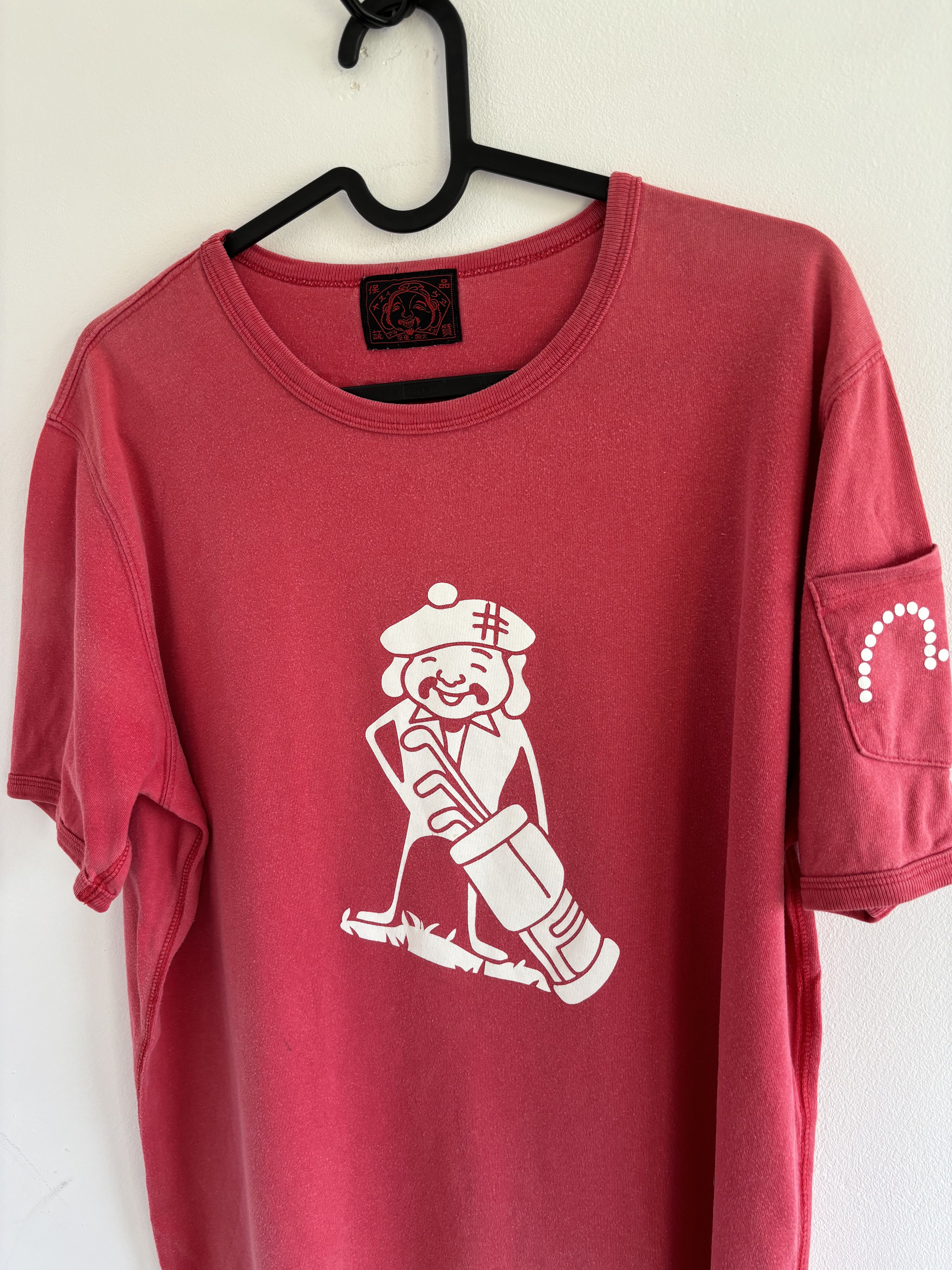 Evisu Vintage Evisu Eu Ed Golf Red Pocket Tee Size US M / EU 48-50 / 2 - 2 Thumbnail
