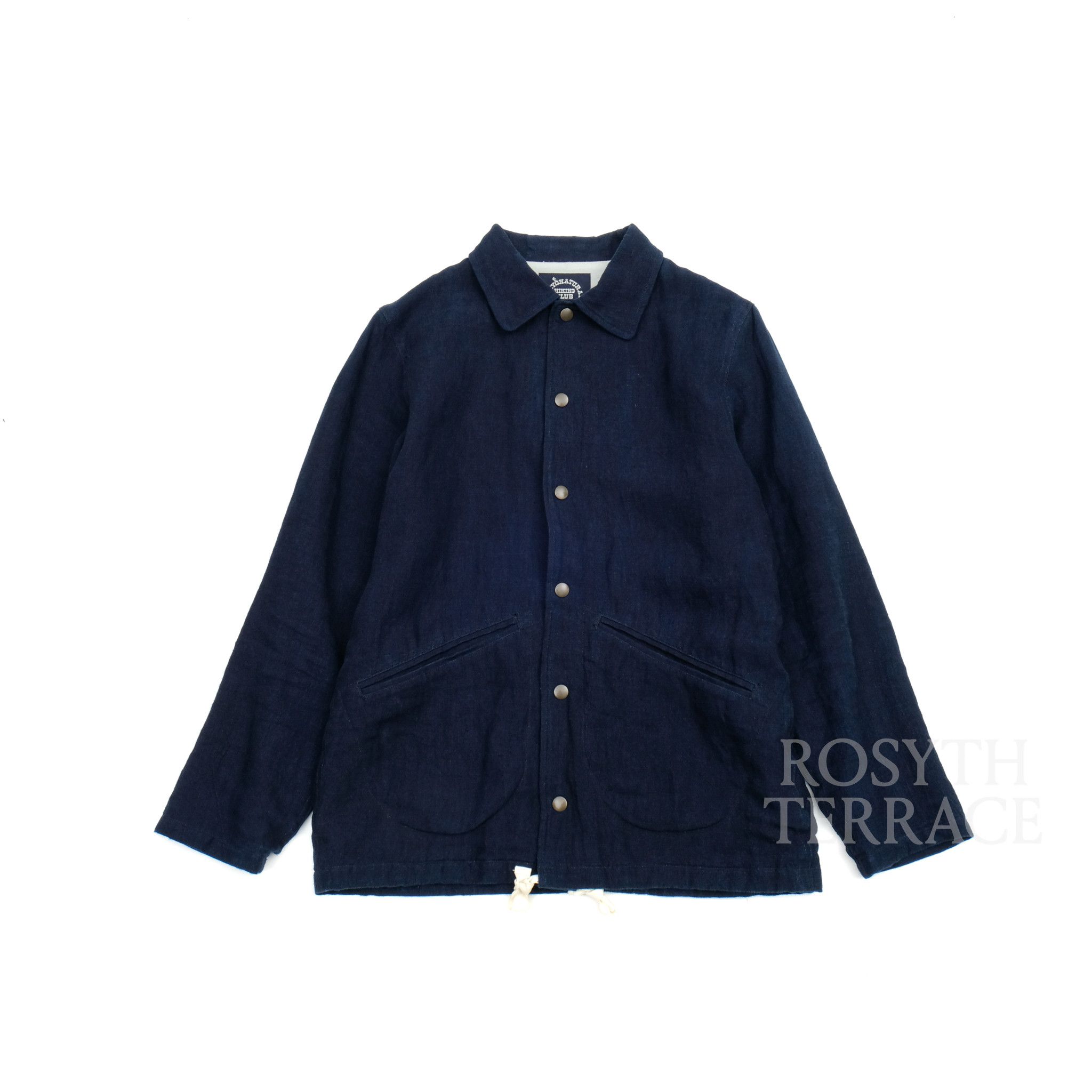 Japanese Brand 【NATURAL HIKING CLUB / NHC INDIGO LINEN COACH JKT / SIZE S】 Size US S / EU 44-46 / 1 - 1 Thumbnail