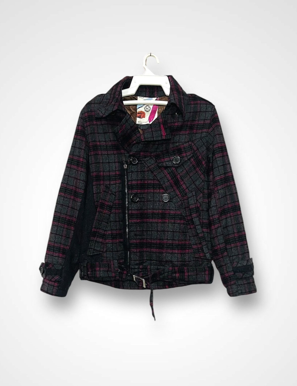If Six Was Nine × Japanese Brand × Le Grande Bleu (L.G.B.) Royal Camp Double Collar Punk Wool Jacket (09) Size M / US 6-8 / IT 42-44 - 1 Thumbnail
